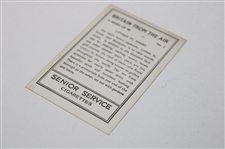 Four (4) Senior Service Cigarette Golf Cards Series Of 48 