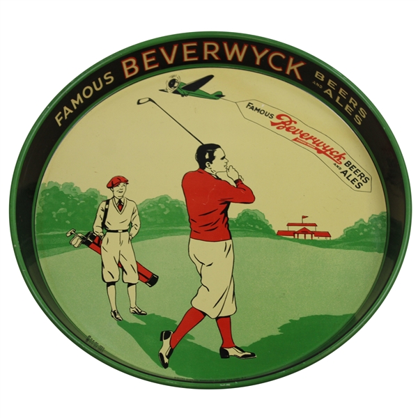 1934 Famous Beverwyck Beers And Ales Tray