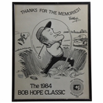 1984 Bob Hope Classic Anniversary Cartoon LTD ED #333/1000 By Artist Graham Hunter - Framed