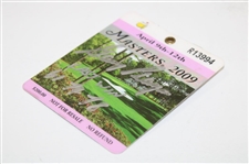 Gary Player Signed 2009 Masters Tournament SERIES Badge #R13994 with Years Won & 'Last Year' JSA ALOA