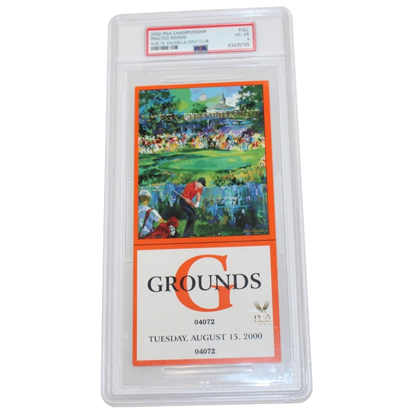 2000 PGA Championship Full Aug.15, Valhalla Golf Club Practice Rounds PSA 4 VG-EX