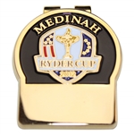 2012 Ryder Cup at Medinah Gold Tone Money Clip