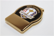 2012 Ryder Cup at Medinah Gold Tone Money Clip