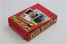 1981 Donruss Golf Card Box with Several Opened Wrappers - Empty