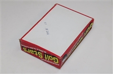 1981 Donruss Golf Card Box with Several Opened Wrappers - Empty