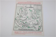 1964 Masters Tournament Thursday (x2), Friday & Par-3 Tournament Pairing Sheets - Arnold Palmer Winner