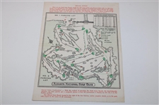 1964 Masters Tournament Thursday (x2), Friday & Par-3 Tournament Pairing Sheets - Arnold Palmer Winner