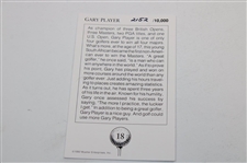 Gary Player Signed 1992 Mueller Anno Domini Card 2152/10000 JSA ALOA