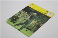 Gary Player Signed 1979 Oversize Sportscaster Card JSA ALOA