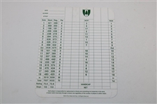 Jack Nicklaus Signed Pine Valley Scorecard JSA ALOA