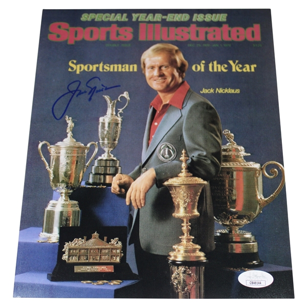 Jack Nicklaus Signed 1979 Sports Illustrated Cover 8x10 Photo JSA #CB46144
