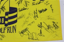 Multi Signed 1998 US Women's Open at Blackwolf Run Yellow Flag JSA ALOA
