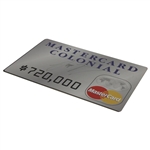 Sergio Garcia Signed Master Card Colonial Oversize $720k 'Presentation Check' - 1st PGA Tour Win JSA ALOA