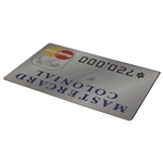 Sergio Garcia Signed Master Card Colonial Oversize $720k 'Presentation Check' - 1st PGA Tour Win JSA ALOA
