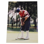 Payne Stewart Signed Original Putting Photo Dated July 1993 JSA ALOA