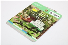 Gary Player Signed 2024 Masters Tournament SERIES Badge #S00680 JSA ALOA