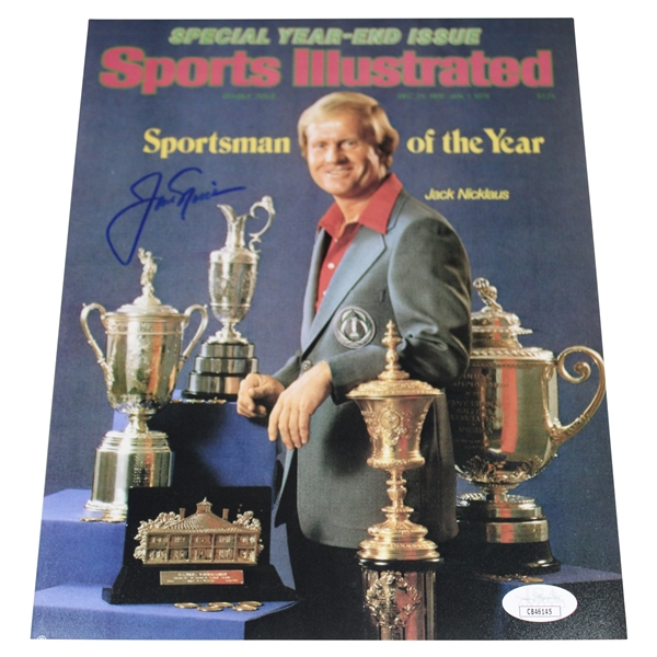 Jack Nicklaus Signed 1979 Sports Illustrated Cover 8x10 Photo JSA #CB46145