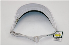 Phil Mickelson Signed Masters Tournament Logo Visor w/Glass Display JSA #X98124