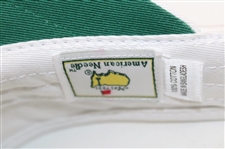 Phil Mickelson Signed Masters Tournament Logo Visor w/Glass Display JSA #X98124