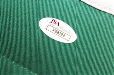 Phil Mickelson Signed Masters Tournament Logo Visor w/Glass Display JSA #X98124