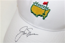 Jack Nicklaus Signed Masters Tournament Logo Hat w/Glass Display JSA ALOA