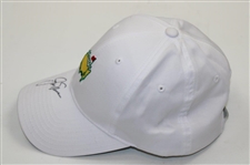 Jack Nicklaus Signed Masters Tournament Logo Hat w/Glass Display JSA ALOA