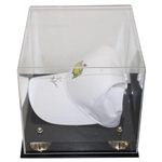 Jack Nicklaus Signed Masters Tournament Logo Hat w/Glass Display JSA ALOA