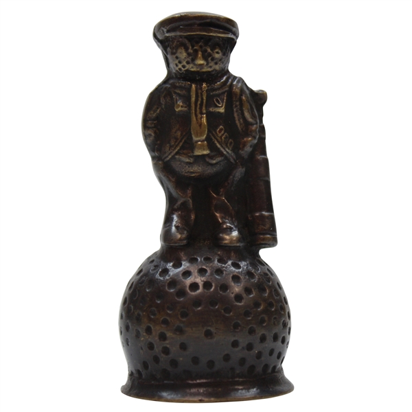 Dunlop Man Brass Golfer Bell