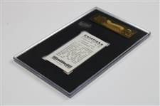 Cassius Clay Muhammad Ali 1971 Barratt GOLDFLAKE #24 Muhammed Ali Rookie Card SG Graded 96 Mint