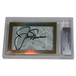 Jack Nicklaus & Seve Ballesteros Signed 2013 Leaf Executive Collection Masterpiece 1 of 1 Beckett #L26792