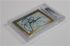 Jack Nicklaus & Seve Ballesteros Signed 2013 Leaf Executive Collection Masterpiece 1 of 1 Beckett #L26792