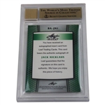 Jack Nicklaus Signed 2012 Leaf Autographs Card Beckett Graded 9.5 Gem Mint 10 Autograph 