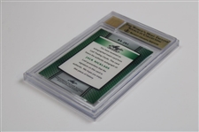 Jack Nicklaus Signed 2012 Leaf Autographs Card Beckett Graded 9.5 Gem Mint 10 Autograph 