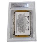 Ben Hogan Signed 2013 Leaf Executive Collection Masterpiece Cut Signature Card 1 of 1 Beckett #L14577