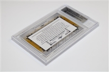 Ben Hogan Signed 2013 Leaf Executive Collection Masterpiece Cut Signature Card 1 of 1 Beckett #L14577