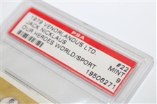 1979 Venorlands LTD. Jack Nicklaus Our Heroes World of Sport Card PSA Graded Mint 9 #19506271