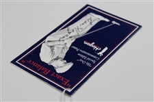 Ben Hogan Signed Ben Hogan Putter Advertisement Pamphlet JSA ALOA