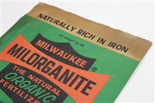 Mid-Century Milwaukee Fertilizer Unused Packaging w/Golf Theme Color Graphics - “The Golf Course Choice”