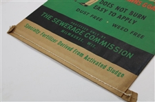 Mid-Century Milwaukee Fertilizer Unused Packaging w/Golf Theme Color Graphics - “The Golf Course Choice”