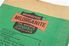 Mid-Century Milwaukee Fertilizer Unused Packaging w/Golf Theme Color Graphics - “The Golf Course Choice”
