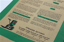 Mid-Century Milwaukee Fertilizer Unused Packaging w/Golf Theme Color Graphics - “The Golf Course Choice”