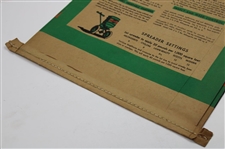 Mid-Century Milwaukee Fertilizer Unused Packaging w/Golf Theme Color Graphics - “The Golf Course Choice”