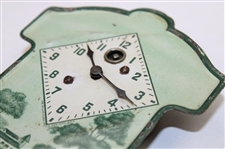 1910 De Luxe Pendulum Clock - Waterbury Ct. Manufactured August C Keebler Co. w/ Key
