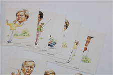 Floyd, Azinger & Hoch Signed Cards w/Imperial Sporting Collection American Golfers Set JSA ALOA