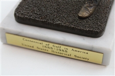 C.B. Macdonald Centennial Of Golf In America 1888-1988 United States Historical Society Statue