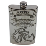 Augusta National Golf Club Sheffield Pewter Flask in Original Box