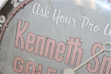 Vintage Kenneth Smith Golf Clubs Thermometer Ad