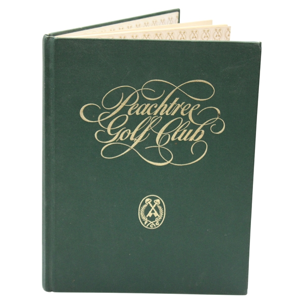 Arnold Palmer Signed 1978 Peachtree Golf Club Book Personalized To John JSA ALOA