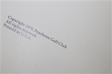 Arnold Palmer Signed 1978 'Peachtree Golf Club' Book Personalized 'To John' JSA ALOA