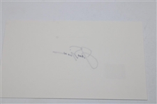 Jack Nicklaus Signed Card with Personal Golden Bear Hologram #01547